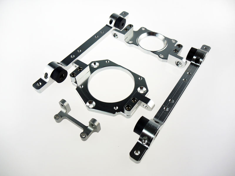 (image for) Billet Aluminum Engine Mount for Gas Engine Silver